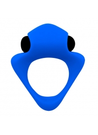 Синее эрекционное кольцо Wooomy Tribeс с вибрацией - Adrien Lastic - в Нижнем Тагиле купить с доставкой