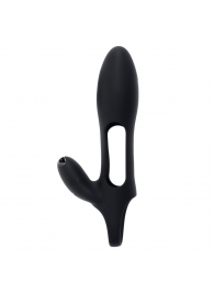 Черная насадка на пенис с вибрацией Nautilus - Zero Tolerance - в Нижнем Тагиле купить с доставкой