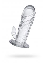 Прозрачная насадка на пенис Uco - 13 см. - A-toys - в Нижнем Тагиле купить с доставкой