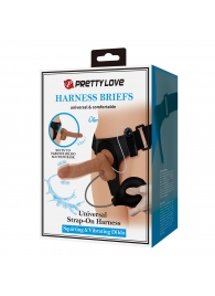 Женский страпон с вибрацией и эффектом эякуляции Oher - Baile - купить с доставкой в Нижнем Тагиле