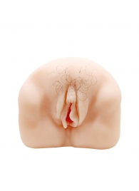 Телесный мастурбатор-вагина с оволосением и вибрацией - Baile - в Нижнем Тагиле купить с доставкой