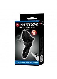 Черное эрекционное кольцо с вибрацией Adrien - Baile - в Нижнем Тагиле купить с доставкой