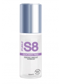 Лубрикант на водной основе S8 Glycerin Free без глицерина - 125 мл. - Stimul8 - купить с доставкой в Нижнем Тагиле