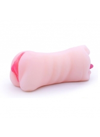 Телесный двусторонний мастурбатор - вагина и ротик - Boys of Toys - в Нижнем Тагиле купить с доставкой