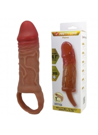 Реалистичная насадка на член Peirre - 15,5 см. - Baile - в Нижнем Тагиле купить с доставкой