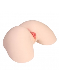 Мастурбатор-полуторс с двойным слоем материала и вибрацией Jenny Onahole Real Hips - KOKOS - в Нижнем Тагиле купить с доставкой