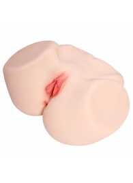 Мастурбатор-полуторс с двойным слоем материала Jenny Onahole Real Vagina - KOKOS - в Нижнем Тагиле купить с доставкой