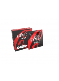 Презервативы с ароматом колы Expert Cola - 3 шт. - Expert - купить с доставкой в Нижнем Тагиле