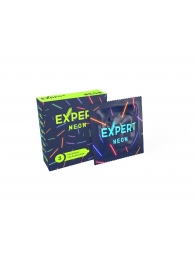 Светящиеся в темноте презервативы Expert Neon - 3 шт. - Expert - купить с доставкой в Нижнем Тагиле