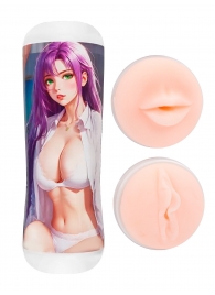 Двусторонний мастурбатор аниме - ротик и вагина - Tokyo Style - в Нижнем Тагиле купить с доставкой