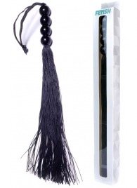 Черная силиконовая плеть - 37 см. - Boys of Toys - купить с доставкой в Нижнем Тагиле