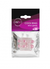 Прозрачная насадка на пенис с цветными шариками - Erowoman-Eroman - в Нижнем Тагиле купить с доставкой