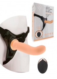 Женский вибрострапон со съемной насадкой и пультом ДУ - Erokay - купить с доставкой в Нижнем Тагиле