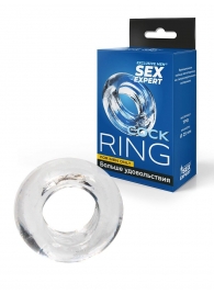 Прозрачное эрекционное кольцо-бублик - Sex Expert - в Нижнем Тагиле купить с доставкой