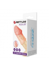 Телесная насадка на пенис Booker - 8 см. - Baile - в Нижнем Тагиле купить с доставкой