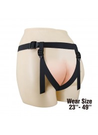 Черные трусики харнесс с платформой Caludio I - Baile - купить с доставкой в Нижнем Тагиле