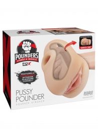 Телесный мастурбатор-вагина Pussy Pounder Squeeze Stroker - Pipedream - в Нижнем Тагиле купить с доставкой