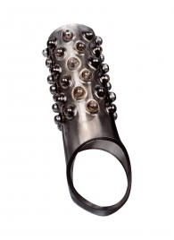 Дымчатая насадка на пенис с выпуклостями - 12 см. - Sex Expert - в Нижнем Тагиле купить с доставкой