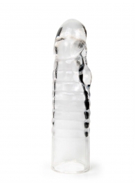 Прозрачная закрытая насадка на член - 15 см. - Sex Expert - в Нижнем Тагиле купить с доставкой