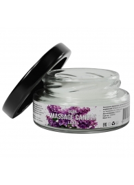 Массажная свеча «Сирень» - 50 мл. - SGAN - купить с доставкой в Нижнем Тагиле