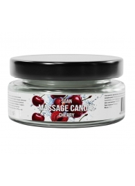 Массажная свеча «Спелая вишня» - 50 мл. - SGAN - купить с доставкой в Нижнем Тагиле