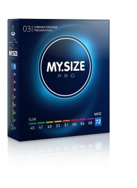 Презервативы MY.SIZE размер 72 - 3 шт. - My.Size - купить с доставкой в Нижнем Тагиле