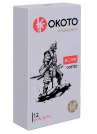 Точечные презервативы OKOTO Dotted - 12 шт. - Sitabella - купить с доставкой в Нижнем Тагиле