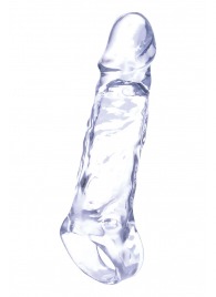 Прозрачная насадка-удлинитель Length Enhancer с подхватом - 16 см. - NMC - в Нижнем Тагиле купить с доставкой