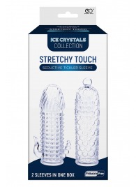 Набор из 2 прозрачных насадок на член Seductive Tickler Sleeves Set - NMC - в Нижнем Тагиле купить с доставкой