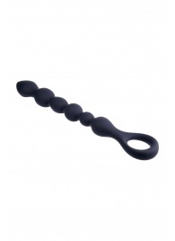 Черная анальная цепочка Beads Hunter - 25,4 см. - NMC