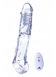 Прозрачная насадка-удлинитель Length Enhancer With Bullet с подхватом - 22,3 см. - NMC - в Нижнем Тагиле купить с доставкой