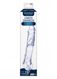 Прозрачная насадка-удлинитель Length Enhancer с подхватом - 22,3 см. - NMC - в Нижнем Тагиле купить с доставкой