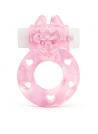 Розовое эрекционное виброкольцо в форме зайчика - 1137 - в Нижнем Тагиле купить с доставкой