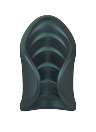 Серый сквозной мастурбатор с вибрацией Manwan Starter - Manwan - в Нижнем Тагиле купить с доставкой