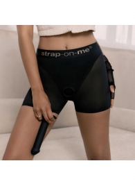 Трусики-шорты для фиксации насадок Strap-on-me Harness Lingerie Halo - size XS - Strap-on-me - купить с доставкой в Нижнем Тагиле