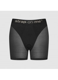 Трусики-шорты для фиксации насадок Strap-on-me Harness Lingerie Halo - size XL - Strap-on-me - купить с доставкой в Нижнем Тагиле