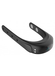 Черное эрекционное виброкольцо на ремешках - Boys of Toys - в Нижнем Тагиле купить с доставкой