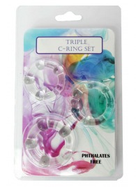 Набор из 3 эрекционных прозрачных колец - Boys of Toys - в Нижнем Тагиле купить с доставкой