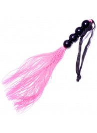 Розовая силиконовая плеть - 35,5 см. - Boys of Toys - купить с доставкой в Нижнем Тагиле