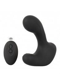 Черная анальная вибропробка с функцией расширения RC Butt Plug with 3 functions - Orion - в Нижнем Тагиле купить с доставкой