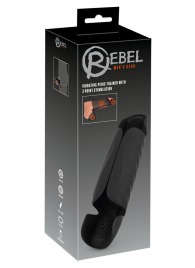 Черный вибромастурбатор с трехточечной стимуляцией Penis Trainer with 3 Point Stimulation - Orion - в Нижнем Тагиле купить с доставкой