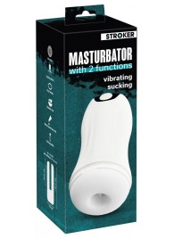 Белый мастурбатор Masturbator with 2 functions - Orion - в Нижнем Тагиле купить с доставкой