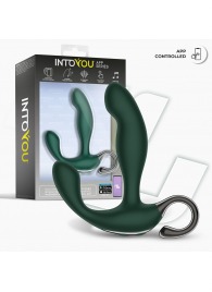 Зеленый вибромассажёр простаты Greeny - 12,8 см. - Intoyou - в Нижнем Тагиле купить с доставкой
