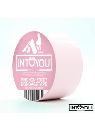 Розовый скотч для фиксации Non-Sticky Bondage Tape - 15 м. - Intoyou - купить с доставкой в Нижнем Тагиле