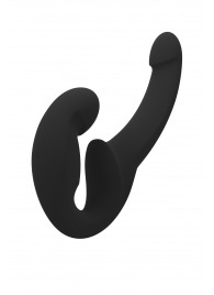 Черный безремневой страпон Share Lite - Fun Factory - купить с доставкой в Нижнем Тагиле