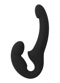 Черный безремневой страпон Share Lite - Fun Factory - купить с доставкой в Нижнем Тагиле