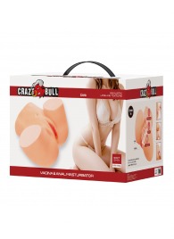 Телесный мастурбатор Liora с 2 любовными тоннелями - Baile - в Нижнем Тагиле купить с доставкой