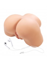 Телесный мастурбатор Olivia с 2 любовными отверстиями - Baile - в Нижнем Тагиле купить с доставкой