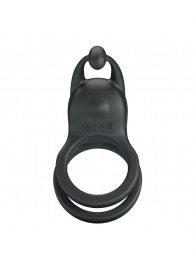 Черное перезаряжаемое виброкольцо Goodwin - Baile - в Нижнем Тагиле купить с доставкой