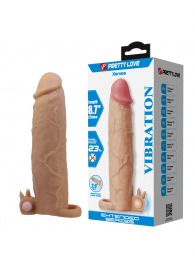 Телесная насадка на пенис Xerxes - 22 см. - Baile - в Нижнем Тагиле купить с доставкой